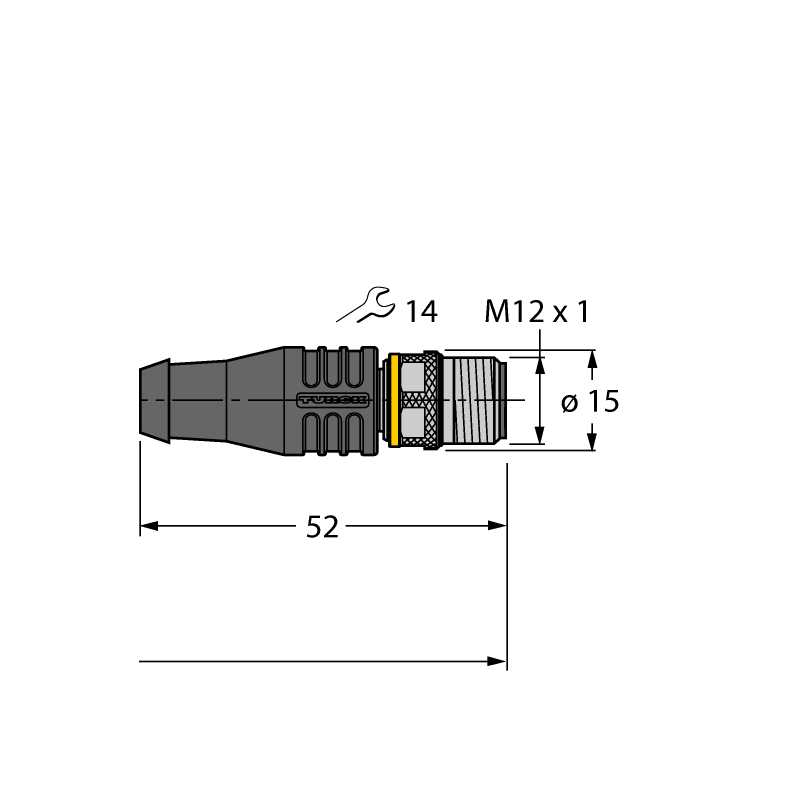 Кабель PVC Turck RKS4T-20-RSS4T/TEL 