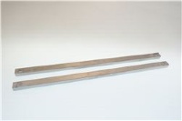 COPPIA DI SUPPORTI IN ACCIAIO INOX