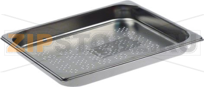TRAY ST./STEEL GN 2/3 354x325xH40 mm 