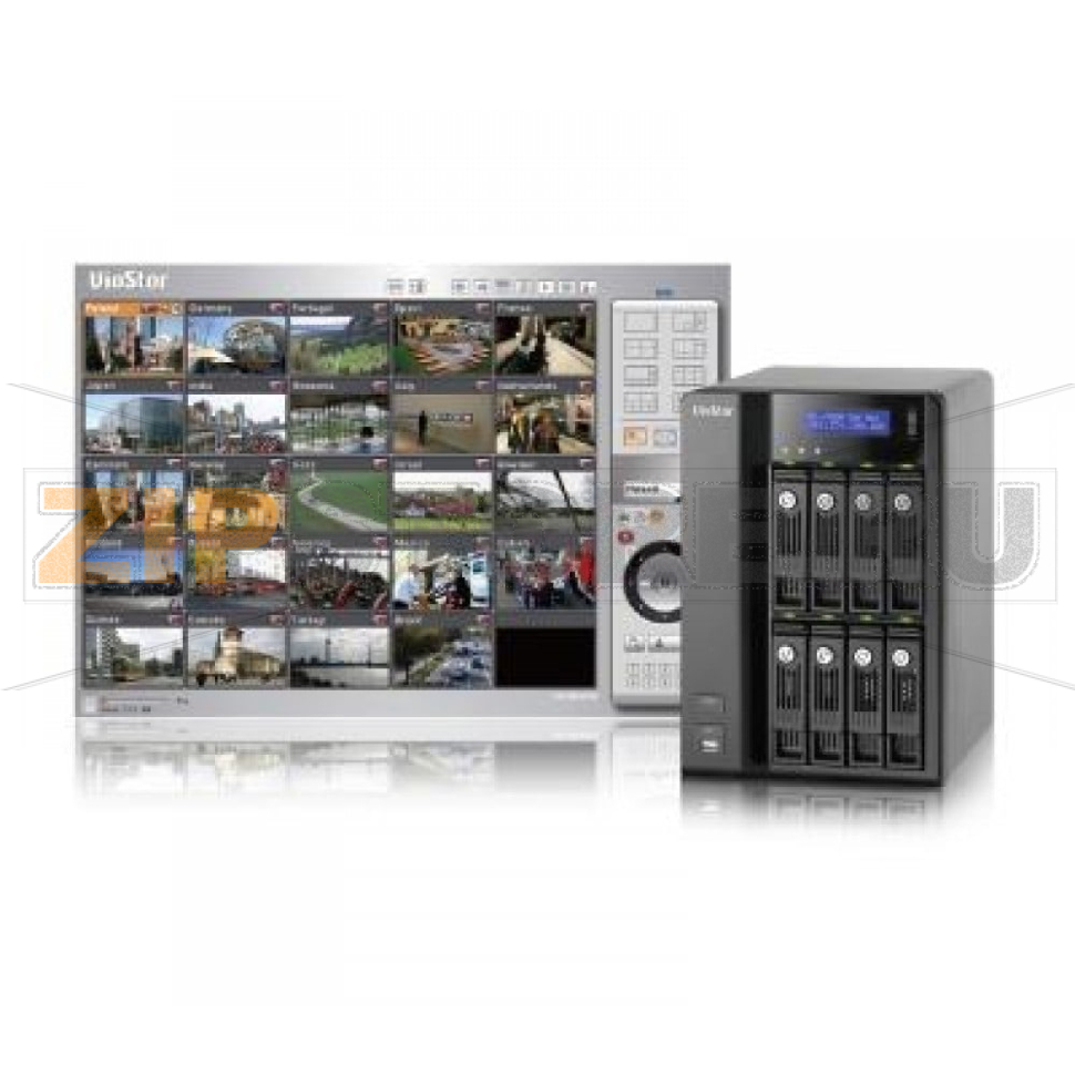 Сервер IP-видеонаблюдения QNAP VS-8024 