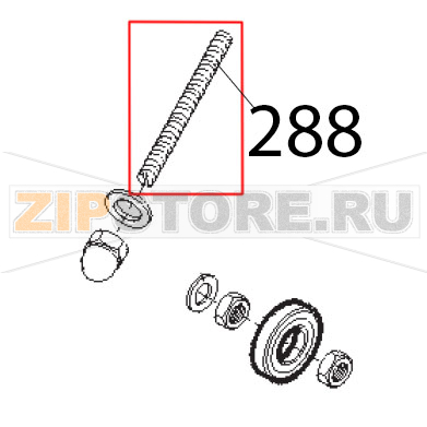 Prig. med. affil. paraman. M5x47 Sirman Mirra 300 Prig. med. affil. paraman. M5x47 Sirman Mirra 300Запчасть на деталировке под номером: 288