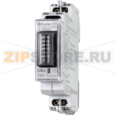Cчетчик электроэнергии, механический, 32 A Finder 7E.13.8.230.0010 