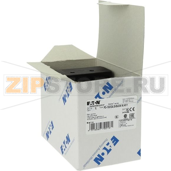 Выключатели главные, P3, 100 A, 3-полюсн. + N Eaton P3-100/EA/SVB-SW/N/HI11 
