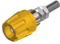 Разъем 4 мм, 16 А, 30 В, желтый Hirschmann PK 10 A YELLOW