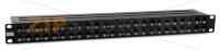 Hyperline PPHD-19-48-8P8C-C6A-110D Патч-панель высокой плотности 19'', 1U, 48 портов RJ-45, неэкранированная, категория 6A, Dual IDC
