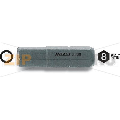 Бит шестигранный 8 мм, C 8, 1 шт Hazet 