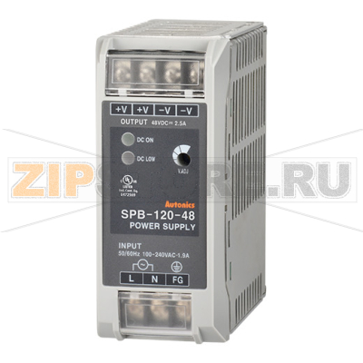 Блок питания импульсный 48 В/DC, 120 Вт, монтаж: на DIN-рейку Autonics SPB-120-48 