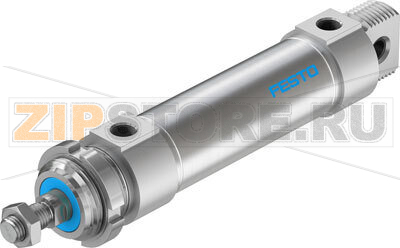 Пневмоцилиндр круглый Festo DSNU-40-80-PPV-A 