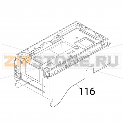 Bottom cover (USB) Sato FX3-LX Bottom cover (USB) Sato FX3-LXЗапчасть на деталировке под номером: 116Название запчасти на английском языке: Bottom cover (USB) Sato FX3-LX.