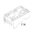 Bottom cover (USB) Sato FX3-LX