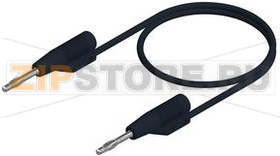 Провод тестовый 0.5 м, черный Hirschmann MVLF WS 2/50 SW 