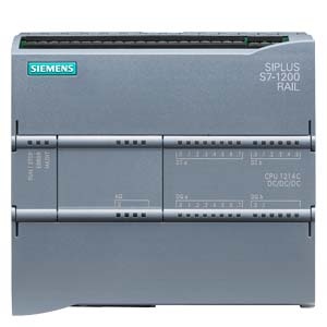 SIPLUS S7-1200, Компактное ЦПУ 1214C DC/DC/DC, для тяжёлых условий применения, со стойким покрытием, на основе 6ES7214-1AG40-0XB0 . Компактное ЦПУ, DC/DC/DC, встроенные входы/выходы: 14 DI =24 В, 10 DO =24 В, 2 AI =0 - 10 В, питание: =20,4 - 28,8 В, памят 