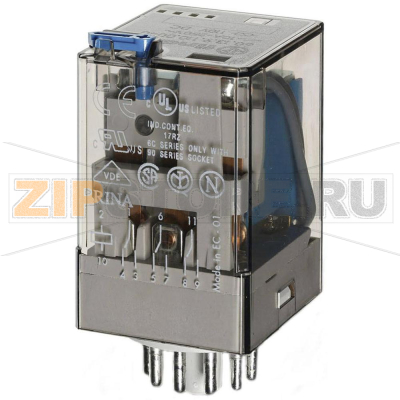 Реле электромагнитное 60 V (DC), 10 А Finder 60.13.9.060.0040 