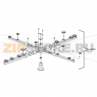 Grey wash/rinse lower/upper distributor DIHR GS 50