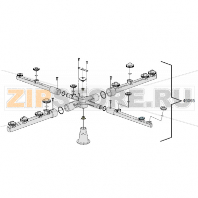 Grey wash/rinse lower/upper distributor DIHR GS 50 Grey wash/rinse lower/upper distributor DIHR GS 50Запчасть на деталировке под номером: 46065Название запчасти на английском языке: Grey wash/rinse lower/upper distributor DIHR GS 50