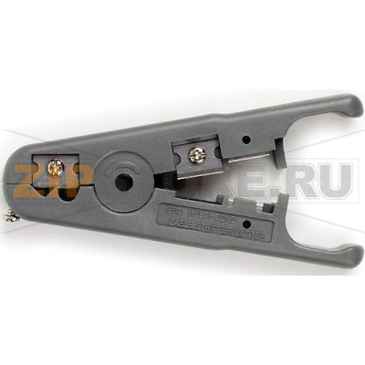 Hyperline HT-S501A Инструмент для зачистки и обрезки кабеля витая пара (UTP/STP) и телефонного кабеля диаметром 3.2 -9.0 мм 