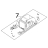 Top inner cover assembly/ Beige (Include top cover support and gap sensor/ Receiver) TSC TTP-323