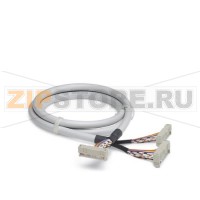 Подготовленный круглый кабель (для Emerson Delta V) Phoenix Contact FLK 20/2FLK14/EZ-DR/100/KONFEK