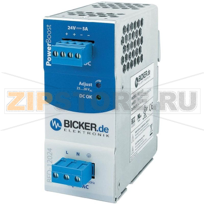 Блок питания на DIN-рейку 24 В, 5 А, 120 Вт Bicker Elektronik BED-12024 
