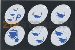 PUSH-BUTTON MEMBRANE 6-BUTTON 