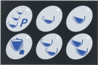 PUSH-BUTTON MEMBRANE 6-BUTTON