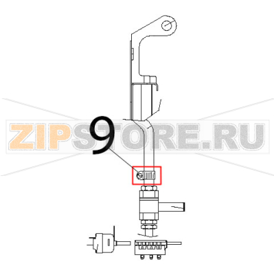 Fascetta AISI304 c/vite ottone - s. steel Tecnoinox B8MFIE9 Fascetta AISI304 c/vite ottone - s. steel Tecnoinox B8MFIE9Запчасть на деталировке под номером: 9