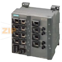 SIMATIC NET, SCALANCE X212-1LD, УПРАВЛЯЕМЫЙ IE КОММУТАТОР, 12 X 10/100МБИТ/С RJ45 ПОРТОВ, 2 X 100МБИТ/С ОДНОМОДОВЫХ BFOC, СВЕТОДИОДНАЯ ДИАГНОСТИКА, СИГНАЛЬНЫЙ КОНТАКТ ОШИБКИ С КНОПКОЙ НАСТРОЙКИ, РЕЗЕРВИРОВАННОЕ ПИТАНИЕ, PROFINET-IO УСТРОЙСТВО, УПРАВЛЕНИЕ