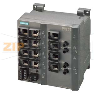 SIMATIC NET, SCALANCE X212-1LD, УПРАВЛЯЕМЫЙ IE КОММУТАТОР, 12 X 10/100МБИТ/С RJ45 ПОРТОВ, 2 X 100МБИТ/С ОДНОМОДОВЫХ BFOC, СВЕТОДИОДНАЯ ДИАГНОСТИКА, СИГНАЛЬНЫЙ КОНТАКТ ОШИБКИ С КНОПКОЙ НАСТРОЙКИ, РЕЗЕРВИРОВАННОЕ ПИТАНИЕ, PROFINET-IO УСТРОЙСТВО, УПРАВЛЕНИЕ 