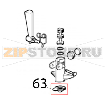 Restrictor cap Ugolini MT 3 Restrictor cap Ugolini MT 3Запчасть на деталировке под номером: 63