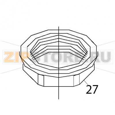 Wall bushing nut Fagor AD-90 Wall bushing nut Fagor AD-90Запчасть на деталировке под номером: 27Название запчасти Fagor на английском языке: Wall bushing nut AD-90.