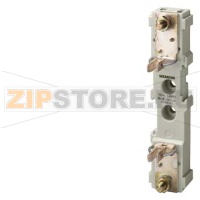 ОСНОВАНИЕ ПЛАВКОЙ ВСТАВКИ Uном.=660В, Iном.=160А, ТИПОРАЗМЕР 0, 1-ПОЛЮСН. ПЛОСКИЙ ЗАЖИМ Siemens 3NH3120