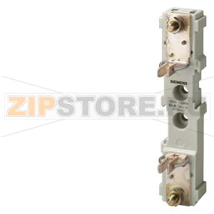 ОСНОВАНИЕ ПЛАВКОЙ ВСТАВКИ Uном.=660В, Iном.=160А, ТИПОРАЗМЕР 0, 1-ПОЛЮСН. ПЛОСКИЙ ЗАЖИМ Siemens 3NH3120 