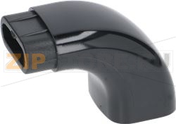 ЧЁРНАЯ ПЛАСТИКОВАЯ ГОЛОВКА РУЧКИ 