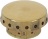 BURNER CAP PERFORATED BRASS POLISHED