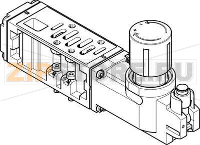 Блок регулятора Festo VABF-S1-2-R2C2-C-10 