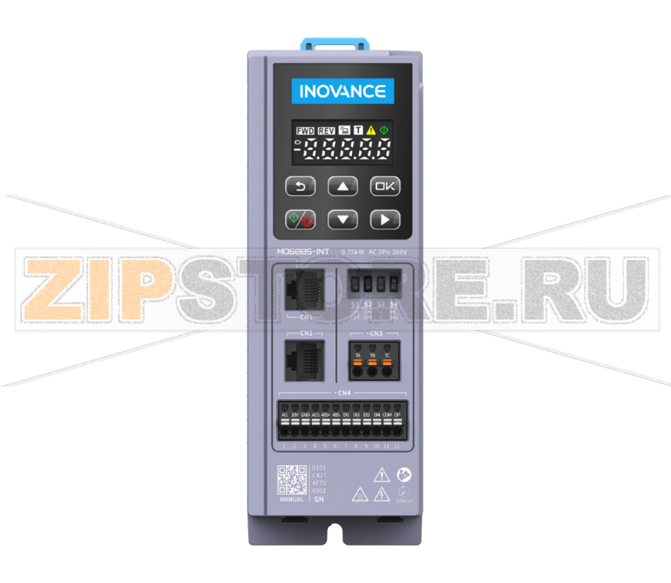 Преобразователь частоты 380 В, 9.5 А, 4 кВт, 3 фазы, IP40 Inovance MD600S-4T9R5B-INT 