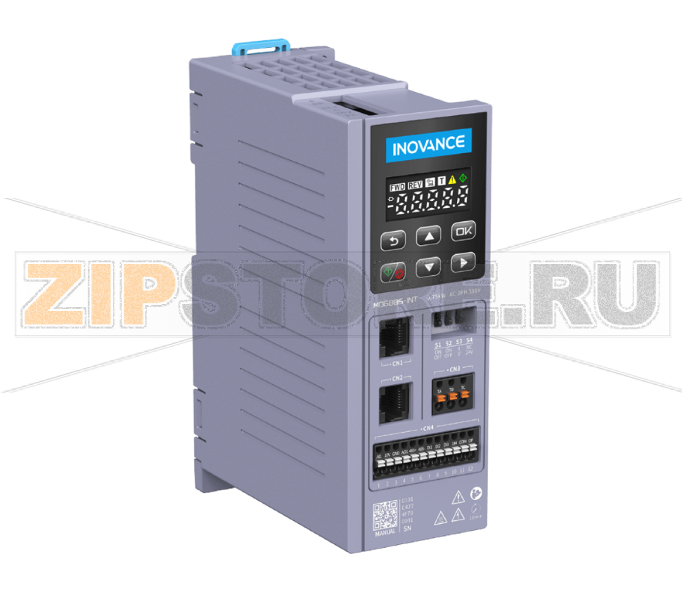 Преобразователь частоты 380 В, 9.5 А, 4 кВт, 3 фазы, IP40 Inovance MD600S-4T9R5B-INT 