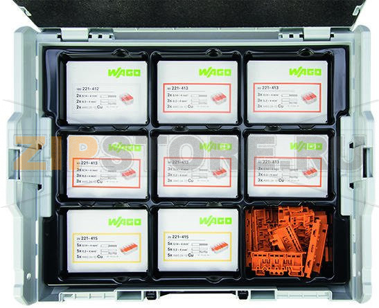 Комплект разветвительных соединителей; L-BOXX® 102; Серия 221 Wago 887-918 