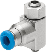 Дроссель с обратным клапаном Festo GRLA-M5-QS-4-LF-C