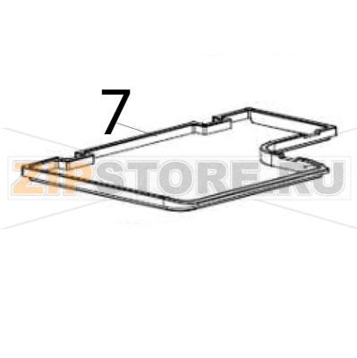Sealing strip Hurakan HKN-ME717 Sealing strip Hurakan HKN-ME717Запчасть на деталировке под номером: 7