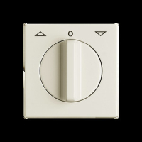 Накладка с поворотной ручкой, слоновая кость ABB 2CKA001710A2223