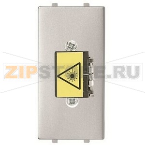 Адаптер оптоволоконный, одномодульный, серебристый ABB 888.00 