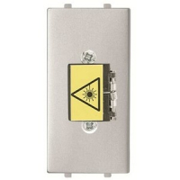 Адаптер оптоволоконный, одномодульный, серебристый ABB 888.00