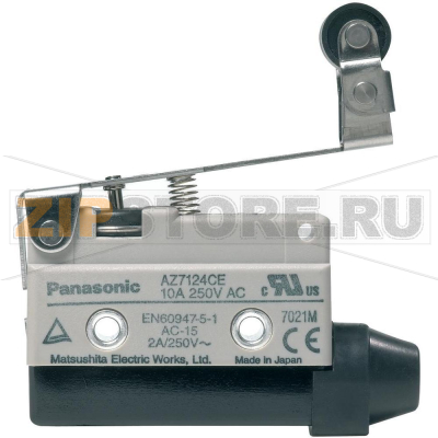 Выключатель концевой с роликом 115 В/DC, 250 В/AC, 10 А, IP64, 1 шт Panasonic AZ7124CEJ 
