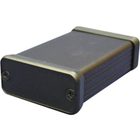 Корпус алюминиевый 163x120.5x51.5 мм, черный, 1 шт Hammond 1455Q1601BK