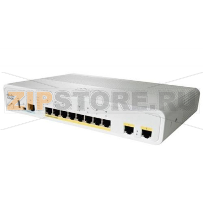 Коммутатор 8xFE, 2xGE/SFP, LAN Lite Cisco WS-C2960C-8TC-S 