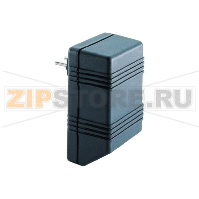 Корпус с вилкой 126x75x53 мм, пластиковый, черный, 1 шт Strapubox SG721 