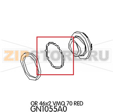 Or 46x2 VMQ 70 Red Unox XF 133 Or 46x2 VMQ 70 Red Unox XF 133Запчасть на деталировке под номером: 70Название запчасти на английском языке: Unipolar na push button Unox XF 133