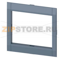 ДЕКОРАТИВНАЯ НАКЛАДКА 104,6 X 84,7 MM (W X H) ПРИНАДЛЕЖНОСТЬ ДЛЯ   3-ПОЛ. 3VA1 250, С ДОСТУПОМ К TMTU ДЛЯ ДВЕРНОГО ПРОХОДНИКА 3VA9257-0KT00, 3VA9167-0KT00 Siemens 3VA9253-0SB20