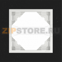 TECO Frame - 1 gang LOGUS, PETRA / granite / ice